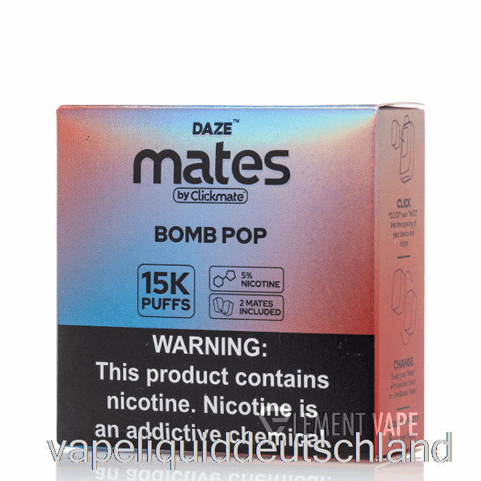 7 Daze Mate Pods Bomb Pop Vape Liquid
